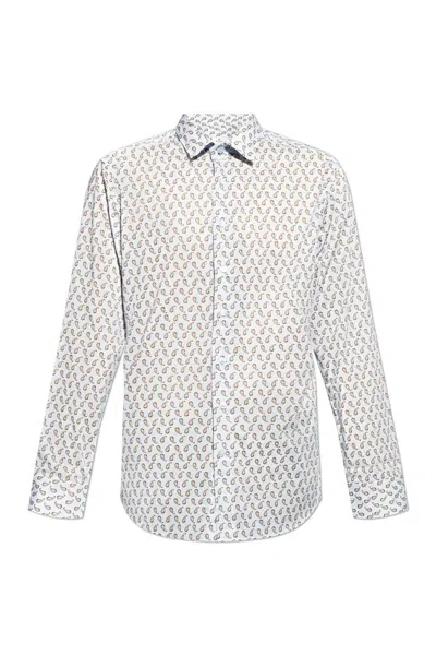 ETRO GRAPHIC PRINTED LONGSLEEVED SHIRT