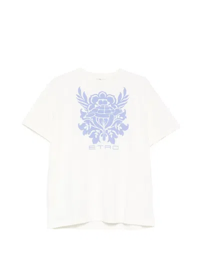 Etro Kids' Graphic-print T-shirt In White