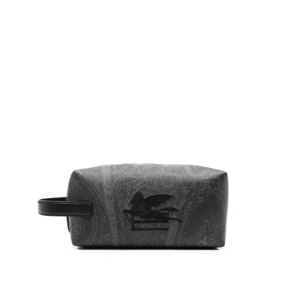 Etro Gray Shoulder Bags
