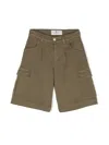 Etro Pegaso-embroidered Twill Cargo Shorts In Green