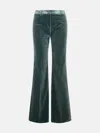 ETRO GREEN COTTON PANTS