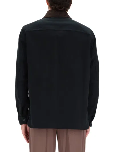 Etro Green Cotton Sports Jacket In Multi