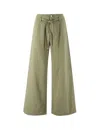 Etro Pegaso-embroidered Wide-leg Jeans In Green