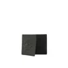 Etro Green Embossed Logo Wallet In Black