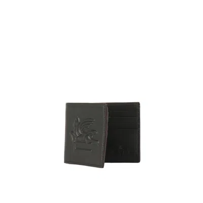 Etro Green Embossed Logo Wallet