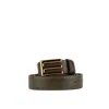 Etro Greenish Reversible Belt In Green
