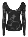Etro Grey-black Paisley T-shirt