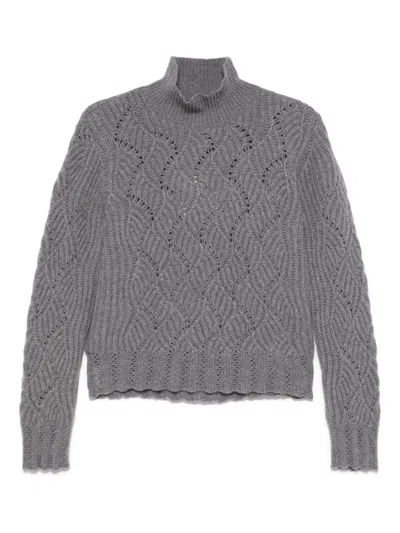 Etro Grey Cashmere Sweater