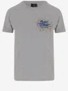 Etro Grey Crewneck Logo T-shirt
