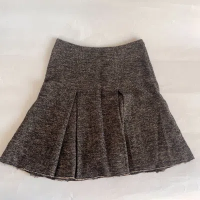 Pre-owned Etro Grey Mini Skirt