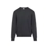 Etro Pegaso-embroidered Wool Sweater In Black