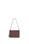Etro Rectangular Bordeaux Clutch With Paisley Pattern In Bordeaux