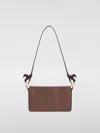 Etro Paisley Jacquard Clutch Bag In Red