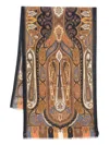 Etro Paisley-pattern Scarf In Brown