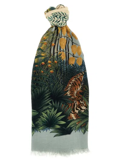 Etro Henri Rousseau Scarves, Foulards In Multicolor