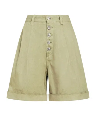 ETRO ETRO CHEVRON HIGH-WAIST BERMUDA SHORTS