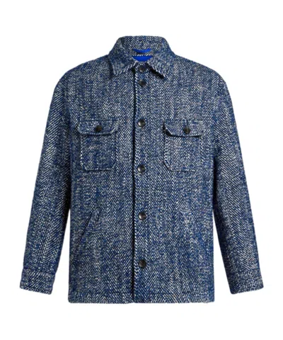 ETRO HERRINGBONE SHIRT JACKET