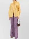 Etro Cotton Poplin Blouse In Yellow