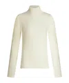 Etro Luxurious Knitwear Tops Turtleneck In White