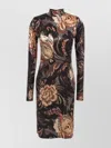 Etro Printed Chenille Midi Dress