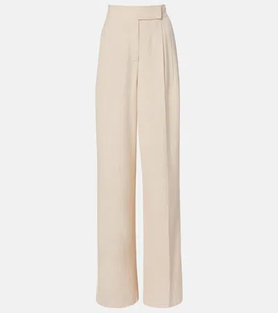 Etro High-rise Wide-leg Pants In Neutral
