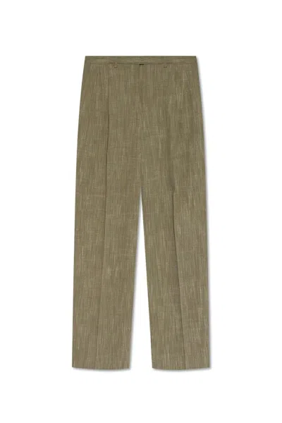 Etro High-waist Tailored Trousers In Green
