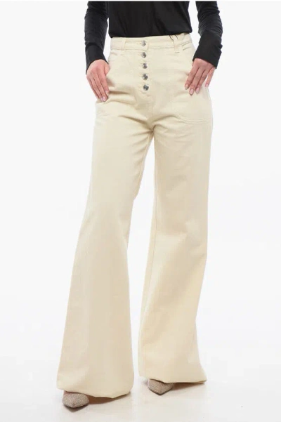 Etro High-waisted Loose Fit Denims In Gelb