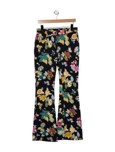 Pre-owned Etro High-rise Flared Jeans In Blue