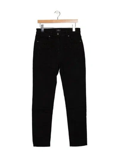 Pre-owned Etro High-rise Skinny Leg Jeans In Black