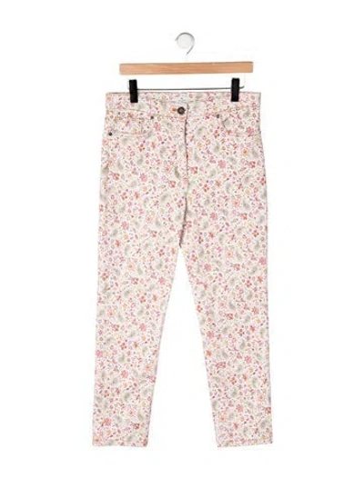 Pre-owned Etro High-rise Straight Leg Jeans In Multi