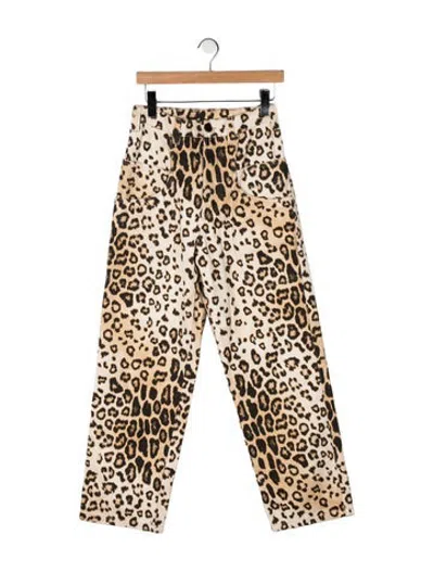 Pre-owned Etro High-rise Straight Leg Jeans In Neutrals