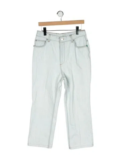 Pre-owned Etro High-rise Straight Leg Jeans W/ Tags In Blue