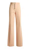 Etro High-rise Stretch-denim Flared Jeans In Pink