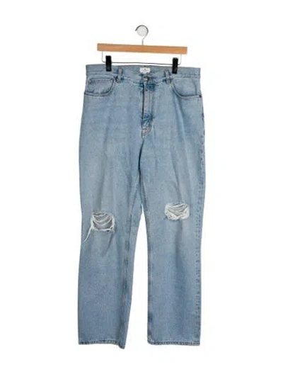 Pre-owned Etro High-rise Wide Leg Jeans In Blue