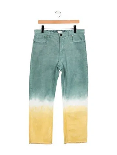 Pre-owned Etro High-rise Wide Leg Jeans In Blue