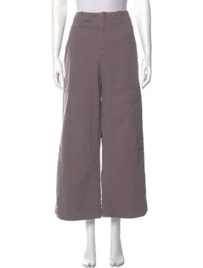 Pre-owned Etro High-rise Wide Leg Jeans In Gray