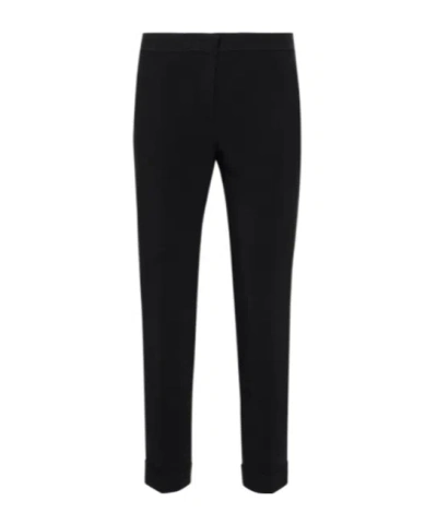 Etro High-waist Cropped Trousers In Black