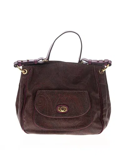 Pre-owned Etro Hobo Bag In Burgundy