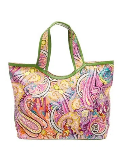 Pre-owned Etro Hobo In Pink