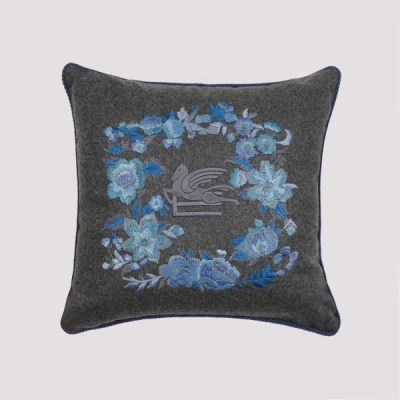 Etro Home 45x45 Cushion Unica In Gray