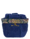 Etro Home 7plies Towels Blue In Blue