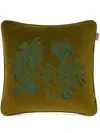 Etro Home Amanti-embroidered Velvet Cushion In Green