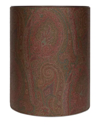 Etro Home Arnica Pen Holder In Brown