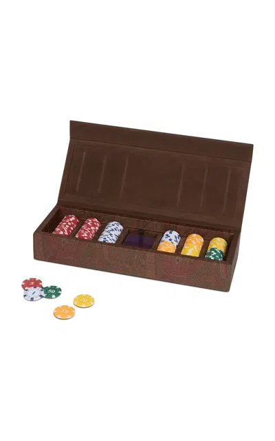 Etro Home - Arnica  Poker Set - Red