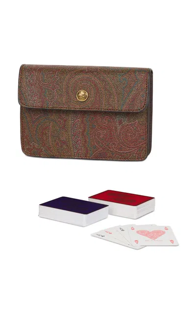 Etro Home - Arnica  Scala 40 Playing Card Set - Red