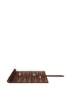 Etro Home Arnica Travel Backgammon Game (25cm X 4.5cm) In Brown