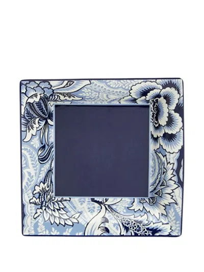 Etro Home Bloom Square Trinket Tray In Blue