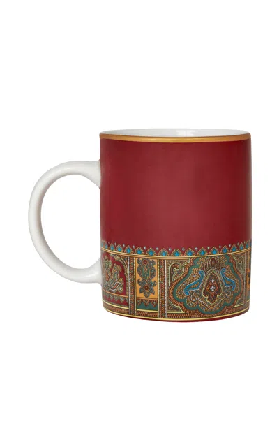 Etro Home - Cachemire  Mug; Burgundy - Burgundy