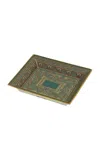 Etro Home - Cachemire  Rectangular Tray; Green - Green In Green