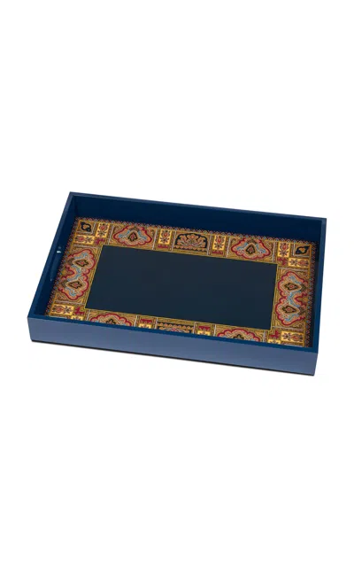 Etro Home - Cachemire  Tray; Blue - Blue